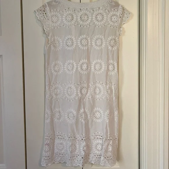 Calypso St Bart white sundress/ cover up. - Picture 2 of 4